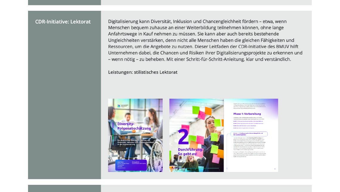 Screenshot der Webseite
