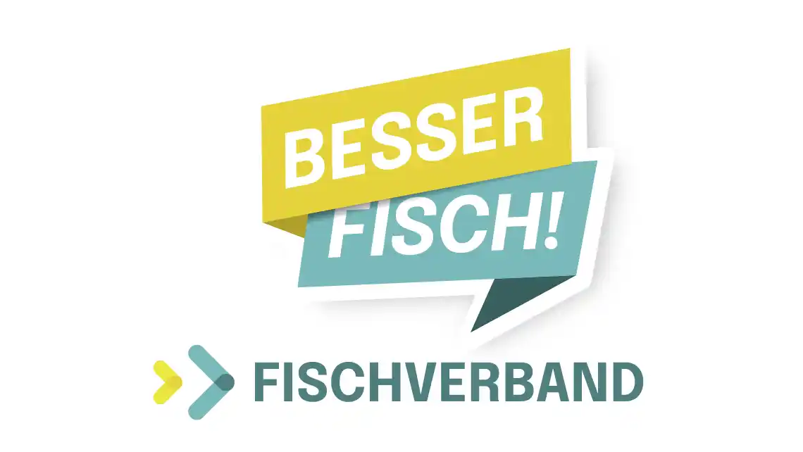 Logo mit Claim vom Fischverband