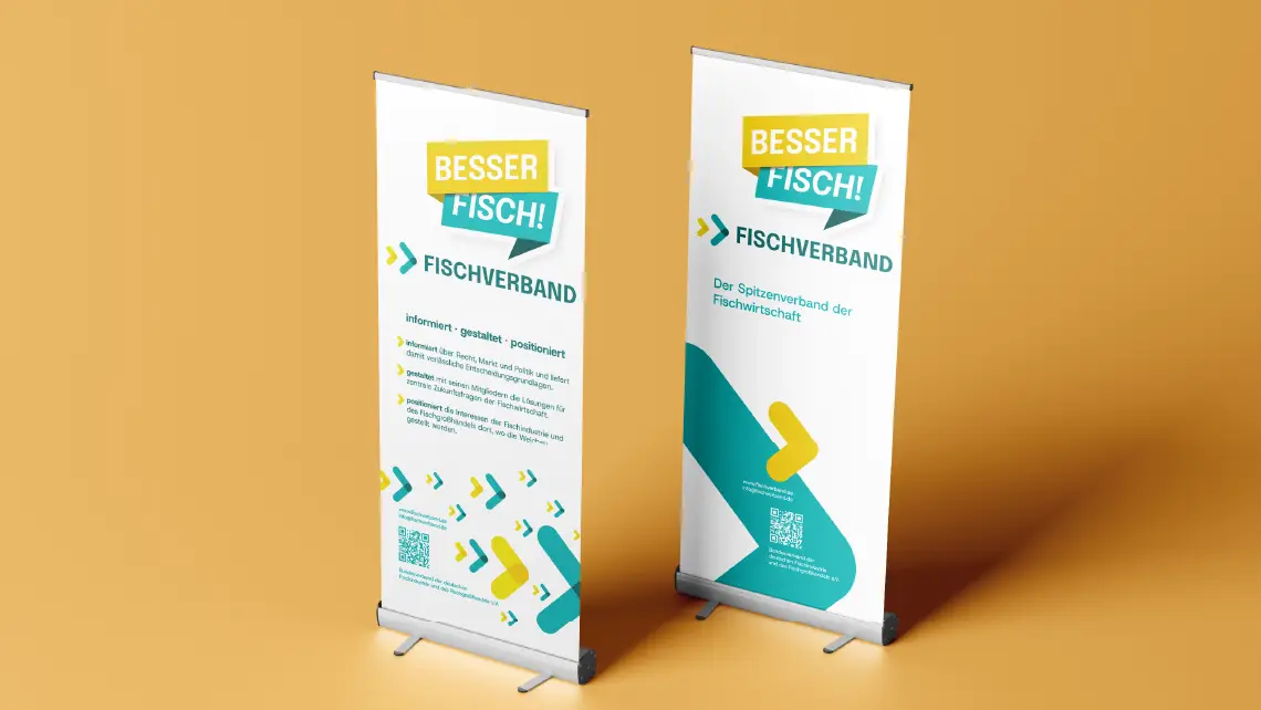 Rollups vom Fischverband