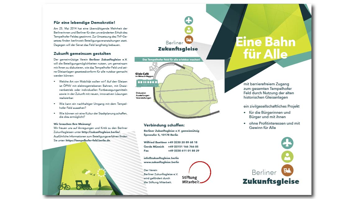 Flyer Zukunfsgleise