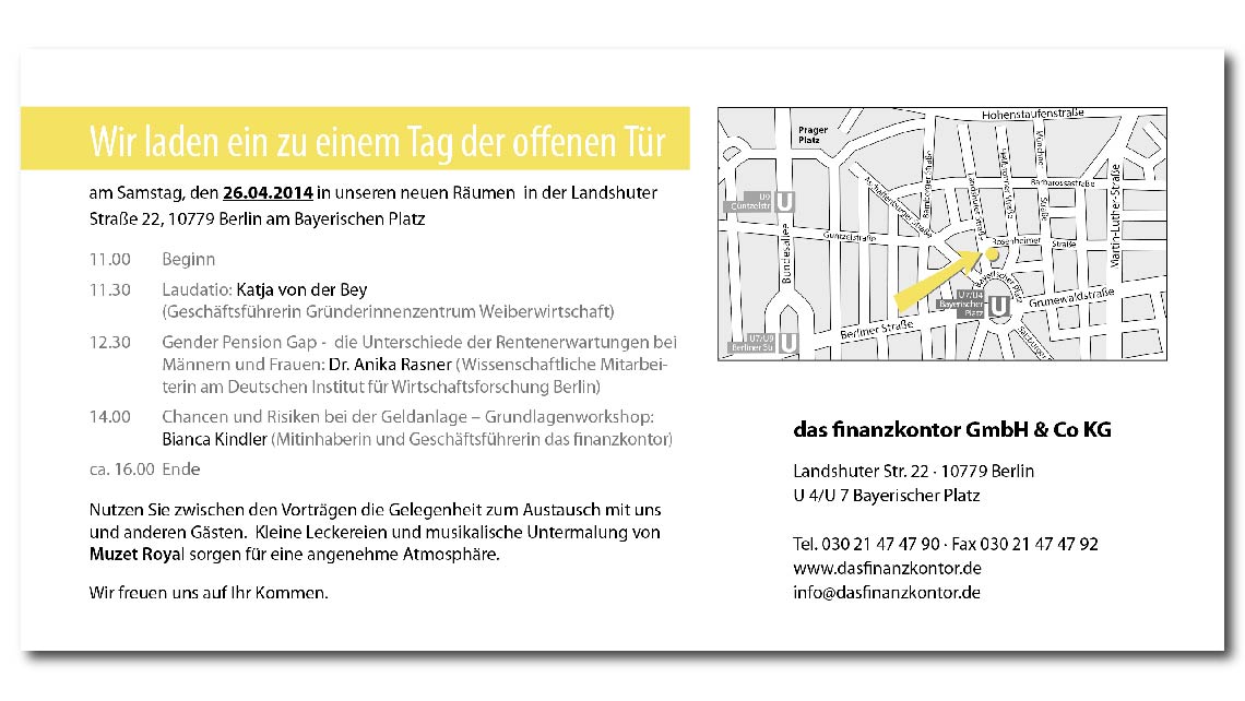 Einladung zum Umzug